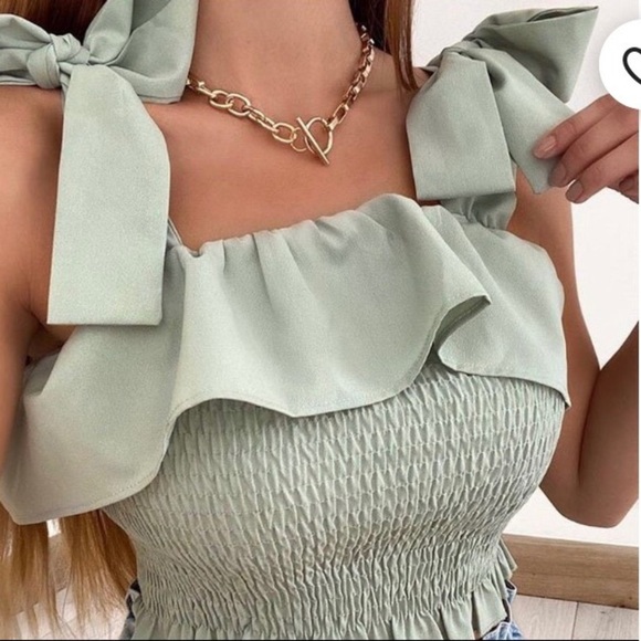 ***New** 18k Chunky Gold Chain Necklace - Picture 4 of 6